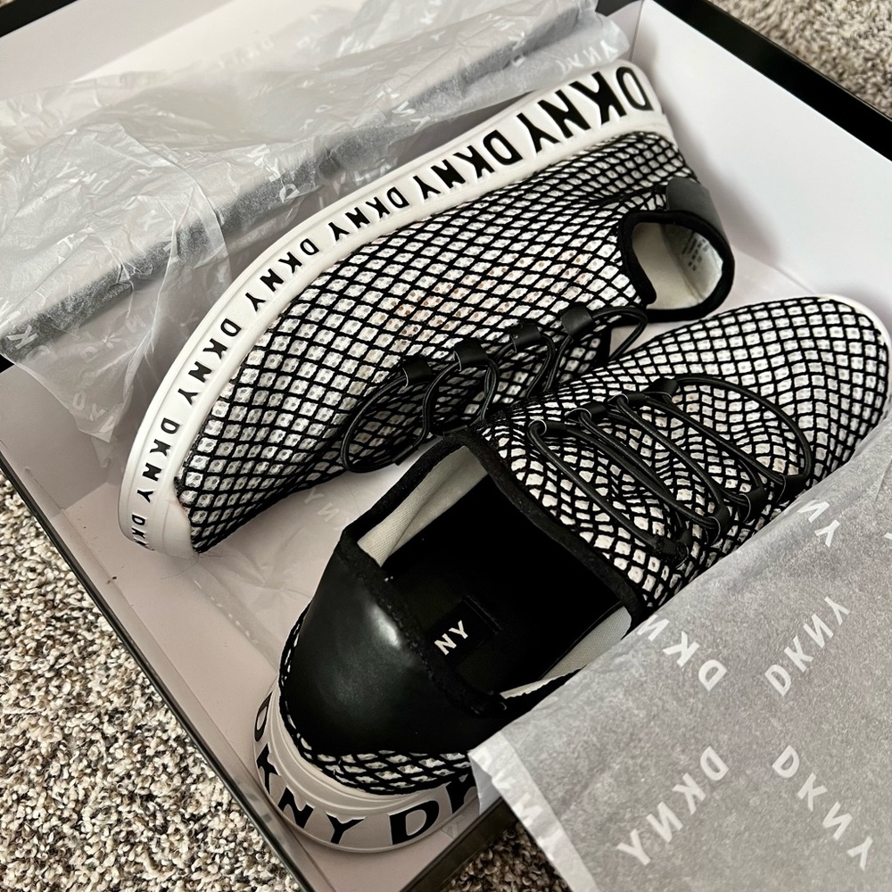 DKNY Mesh slip on sneakers